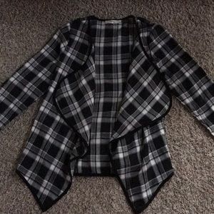 Plaid waterfall front cardigan💥FINAL PRICE DROP💥